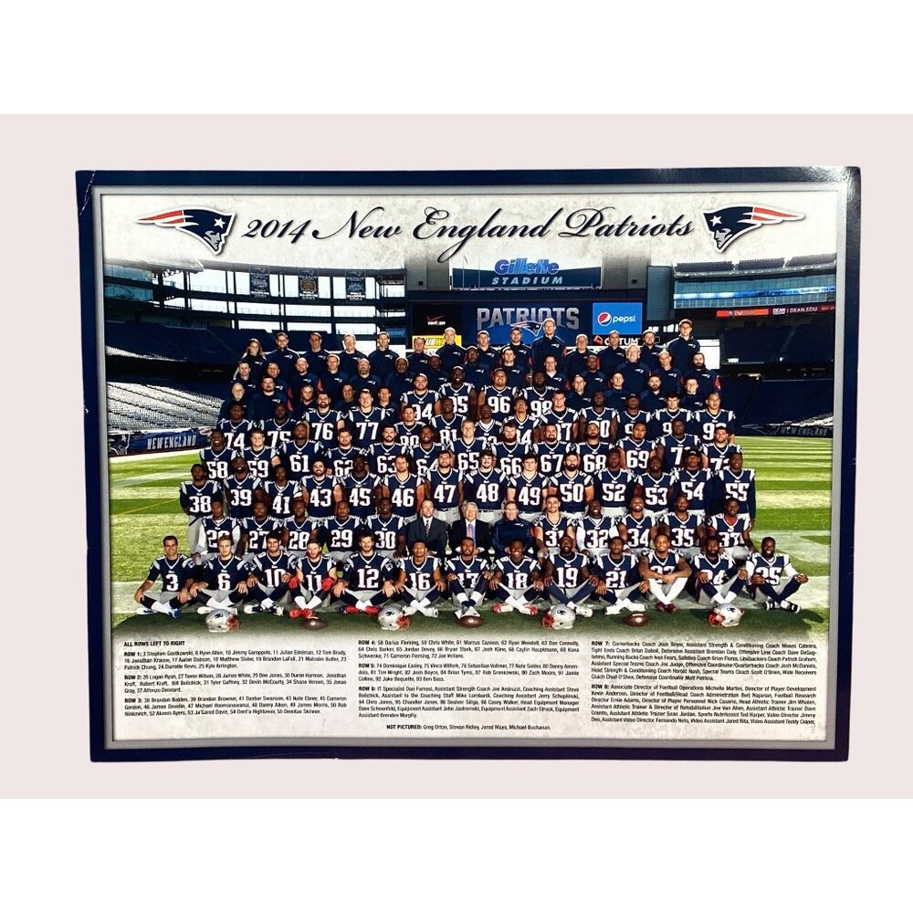 VTG New England Patriots Team Photo 2014 Football NFL